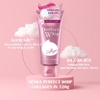 Sữa rửa mặt Shiseido Senka Perfect Whip Collagen In tuýp 120g -Hồng