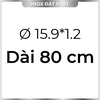 Ống Inox Tròn 304 phi 15.9 mm, Độ dày 1.2 mm