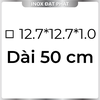 Hộp Inox Vuông 304 12.7*12.7 mm, Độ dày 1.0 mm