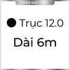 Trục Inox Tròn Đặc 304 phi 12.0 mm / 12.0 ly