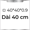 Hộp Inox Vuông 304 40*40 mm, Độ dày 0.9 mm
