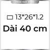 Hộp Inox Chữ Nhật 304 13*26 mm, Độ dày 1.2 mm