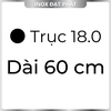Trục Inox Tròn Đặc 304 phi 18.0 mm / 18.0 ly