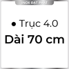 Trục Inox Tròn Đặc 304 phi 4.0 mm / 4.0 ly