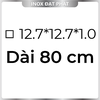 Hộp Inox Vuông 304 12.7*12.7 mm, Độ dày 1.0 mm