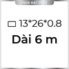 Hộp Inox Chữ Nhật 304 13*26 mm, Độ dày 0.8 mm