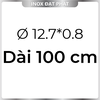 Ống Inox Tròn 304 phi 12.7 mm, Độ dày 0.8 mm