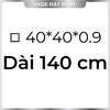Hộp Inox Vuông 304 40*40 mm, Độ dày 0.9 mm