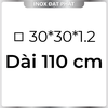 Hộp Inox Vuông 304 30*30 mm, Độ dày 1.2 mm