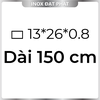 Hộp Inox Chữ Nhật 304 13*26 mm, Độ dày 0.8 mm