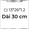 Hộp Inox Chữ Nhật 304 13*26 mm, Độ dày 1.2 mm