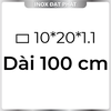 Hộp Inox Chữ Nhật 304 10*20 mm, Độ dày 1.1 mm