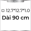 Hộp Inox Vuông 304 12.7*12.7 mm, Độ dày 1.0 mm