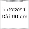 Hộp Inox Chữ Nhật 304 10*20 mm, Độ dày 1.1 mm