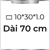 Hộp Inox Chữ Nhật 304 10*30 mm, Độ dày 1.0 mm