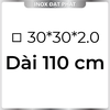 Hộp Inox Vuông 304 30*30 mm, Độ dày 2.0 mm
