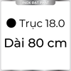 Trục Inox Tròn Đặc 304 phi 18.0 mm / 18.0 ly