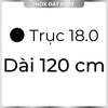 Trục Inox Tròn Đặc 304 phi 18.0 mm / 18.0 ly