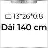 Hộp Inox Chữ Nhật 304 13*26 mm, Độ dày 0.8 mm