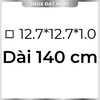 Hộp Inox Vuông 304 12.7*12.7 mm, Độ dày 1.0 mm