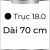 Trục Inox Tròn Đặc 304 phi 18.0 mm / 18.0 ly