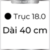 Trục Inox Tròn Đặc 304 phi 18.0 mm / 18.0 ly