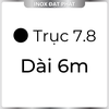Trục Inox Tròn Đặc 304 phi 8.0 mm / 8.0 ly