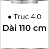 Trục Inox Tròn Đặc 304 phi 4.0 mm / 4.0 ly