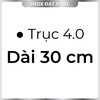 Trục Inox Tròn Đặc 304 phi 4.0 mm / 4.0 ly