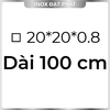 Hộp Inox Vuông 304 20*20 mm, Độ dày 0.8 mm