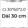 Hộp Inox Chữ Nhật 304 30*60 mm, Độ dày 2.0 mm