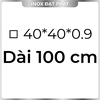 Hộp Inox Vuông 304 40*40 mm, Độ dày 0.9 mm