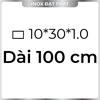 Hộp Inox Chữ Nhật 304 10*30 mm, Độ dày 1.0 mm