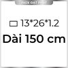 Hộp Inox Chữ Nhật 304 13*26 mm, Độ dày 1.2 mm