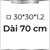 Hộp Inox Vuông 304 30*30 mm, Độ dày 1.2 mm