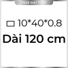 Hộp Inox Chữ Nhật 304 10*40 mm, Độ dày 0.8 mm