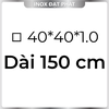 Hộp Inox Vuông 304 40*40 mm, Độ dày 1.0 mm