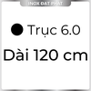 Trục Inox Tròn Đặc 304 phi 6.0 mm / 6.0 ly