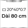 Hộp Inox Chữ Nhật 304 20*40 mm, Độ dày 0.7 mm