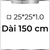 Hộp Inox Vuông 304 25*25 mm, Độ dày 1.0 mm