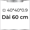 Hộp Inox Vuông 304 40*40 mm, Độ dày 0.9 mm