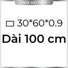 Hộp Inox Chữ Nhật 304 30*60 mm, Độ dày 0.9 mm