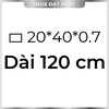 Hộp Inox Chữ Nhật 304 20*40 mm, Độ dày 0.7 mm