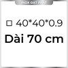 Hộp Inox Vuông 304 40*40 mm, Độ dày 0.9 mm