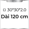 Hộp Inox Vuông 304 30*30 mm, Độ dày 2.0 mm
