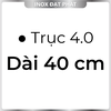 Trục Inox Tròn Đặc 304 phi 4.0 mm / 4.0 ly