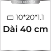 Hộp Inox Chữ Nhật 304 10*20 mm, Độ dày 1.1 mm