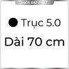 Trục Inox Tròn Đặc 304 phi 5.0 mm / 5.0 ly