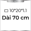 Hộp Inox Chữ Nhật 304 10*20 mm, Độ dày 1.1 mm