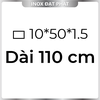 Hộp Inox Chữ Nhật 304 10*50 mm, Độ dày 1.5 mm